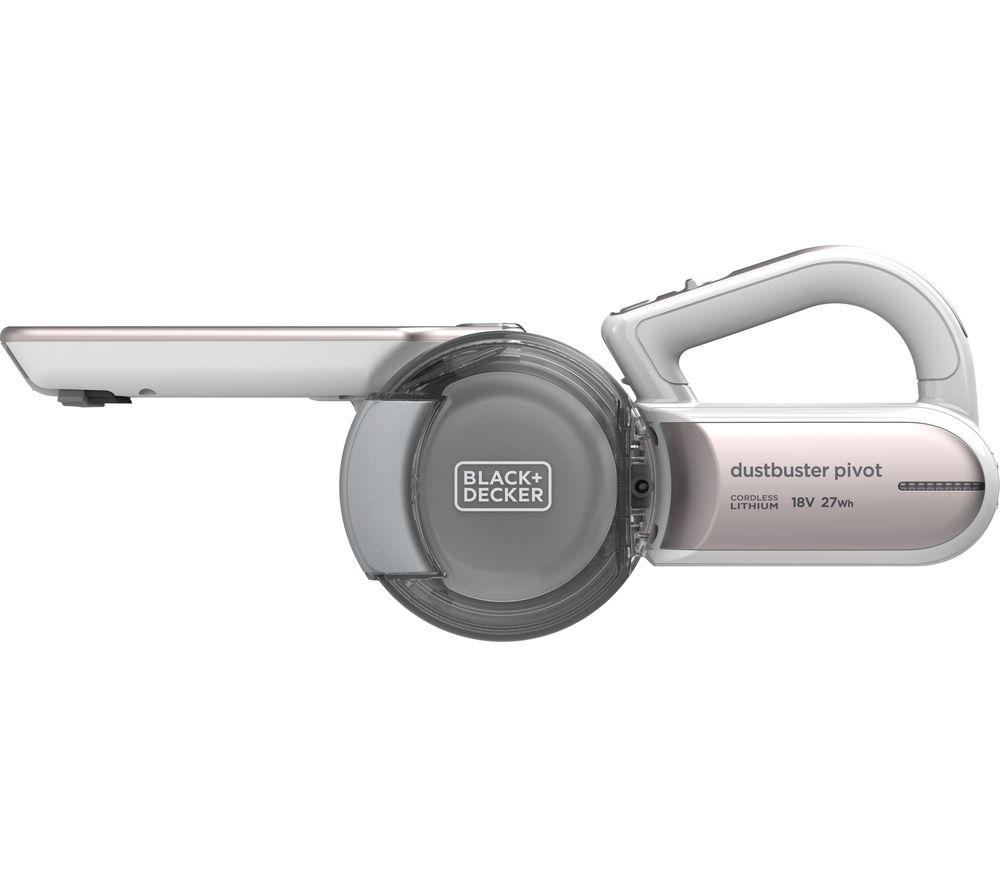 BLACK + DECKER Dustbuster Pivot PV1820LRGP-GB Handheld Vacuum Cleaner - Rose Gold image number 7 of 8