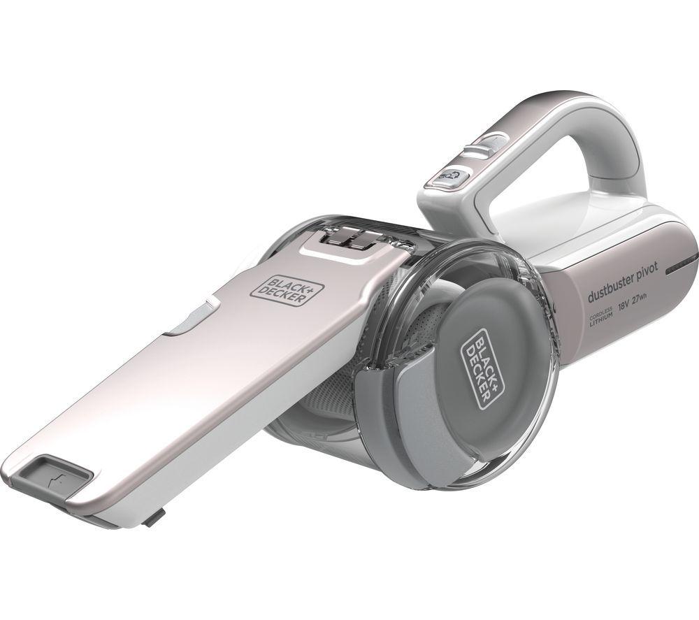 BLACK + DECKER Dustbuster Pivot PV1820LRGP-GB Handheld Vacuum Cleaner - Rose Gold image number 8 of 8