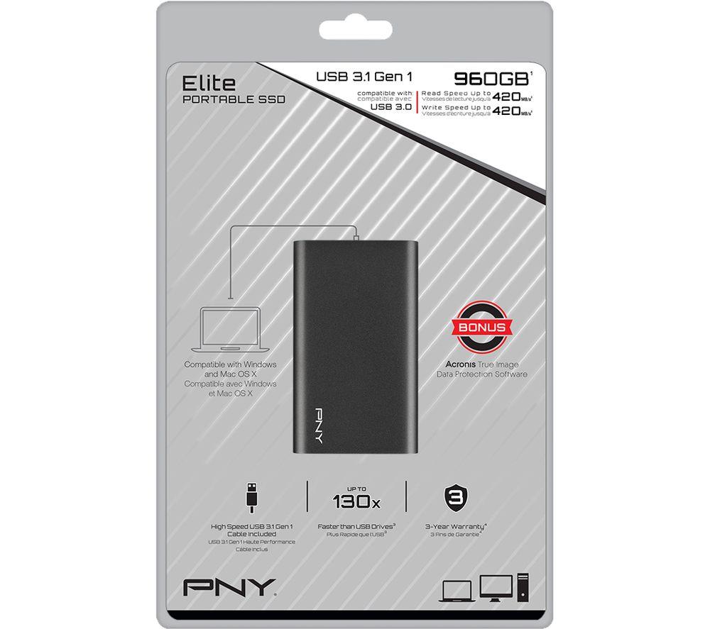 Pny elite hot sale portable ssd