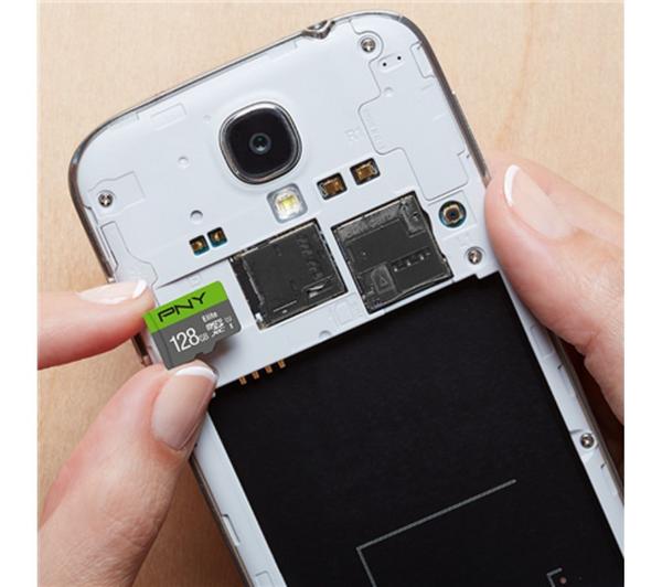 PNY Elite Class 10 microSDXC Memory Card - 128 GB image number 1