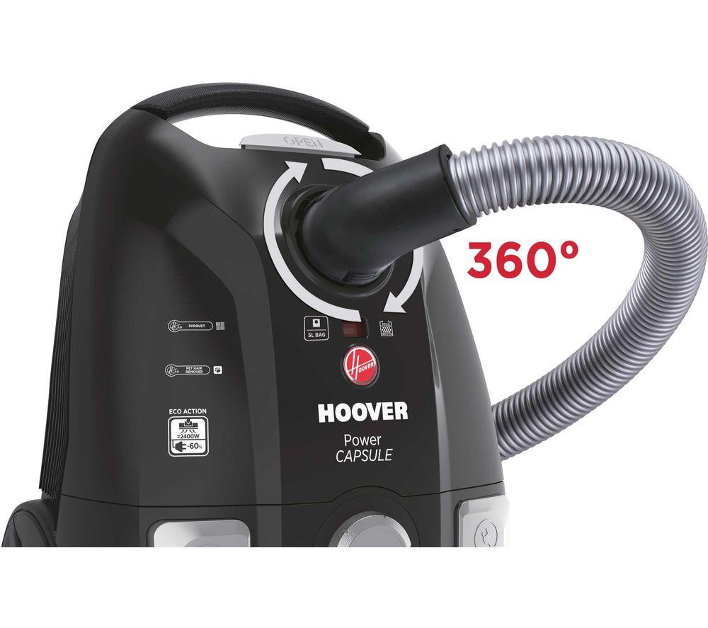 Buy HOOVER Power Capsule PC20PET Bagged Cylinder Vacuum Cleaner Black