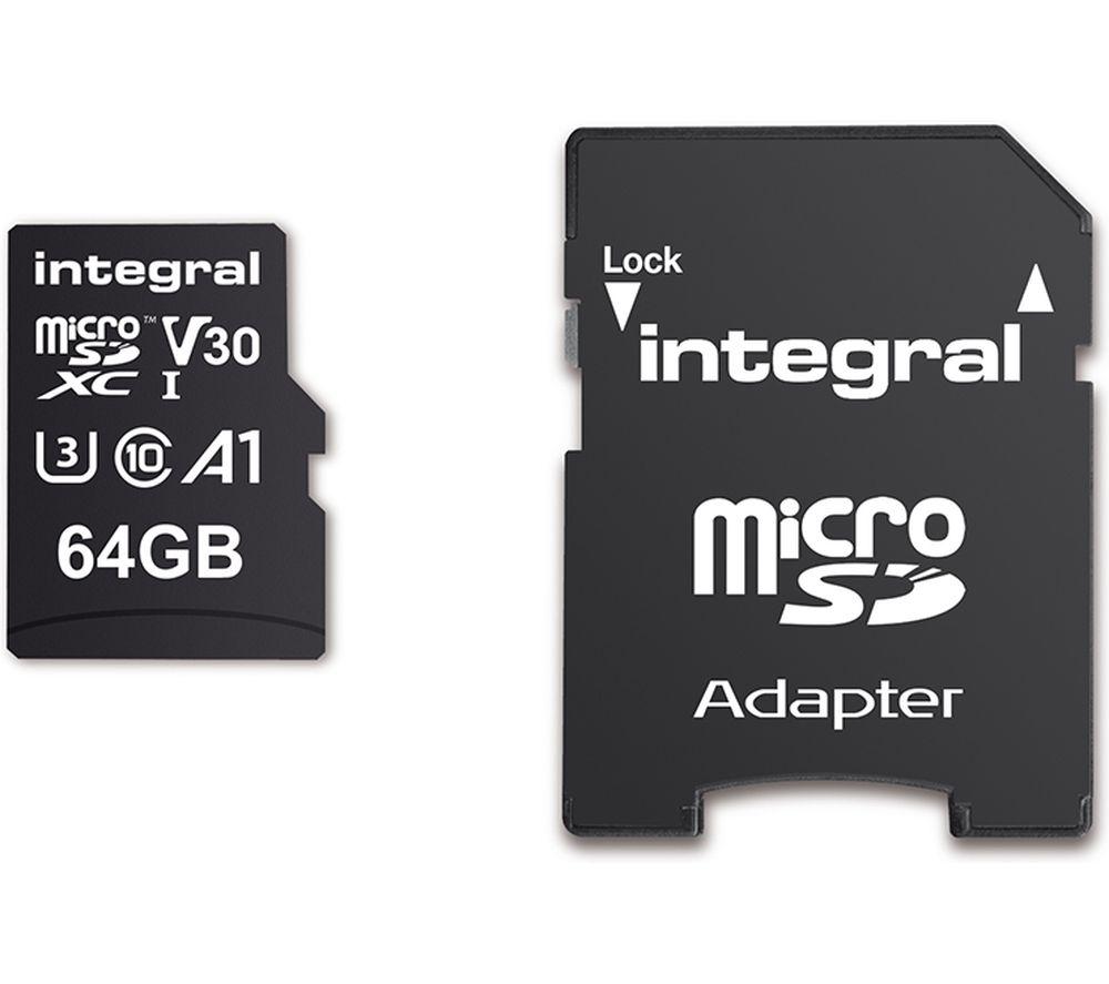 INTEGRAL V30 Class 10 microSD Memory Card - 64 GB image number 2 of 2