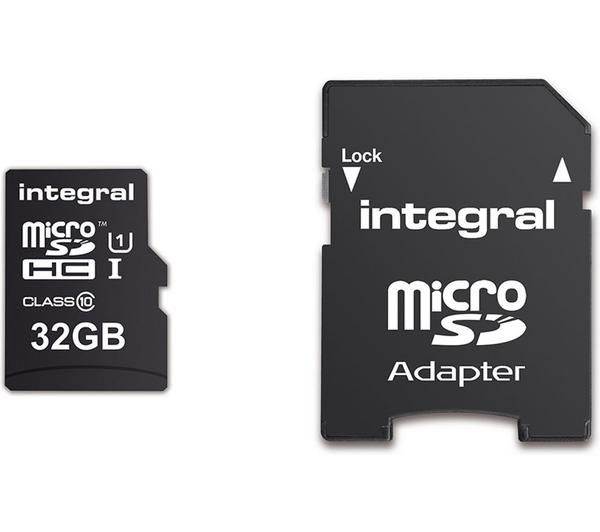 INTEGRAL U1 Class 10 microSD Memory Card - 32 GB image number 1