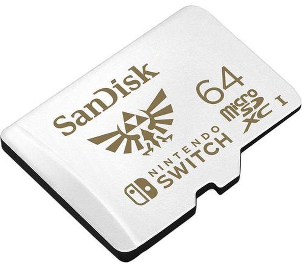 SanDisk 64GB UHS-I microSDXC Memory Card for the Nintendo Switch +