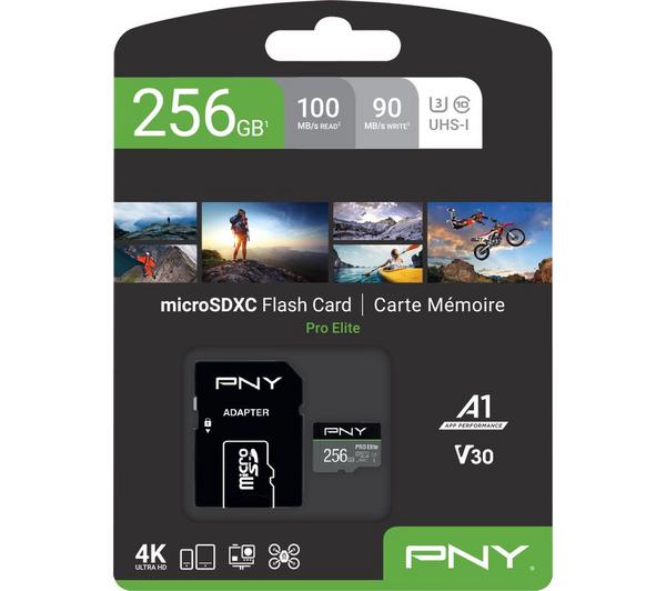 PNY Pro Elite Class 10 microSDXC Memory Card - 256 GB image number 2