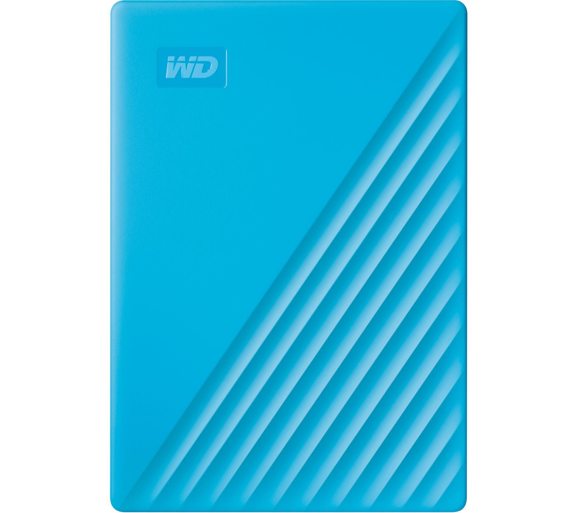 Image of WD My Passport Portable Hard Drive - 4 TB, Blue, Blue