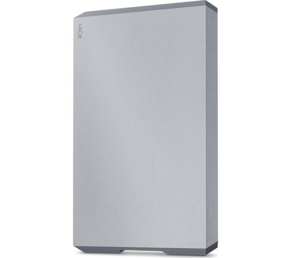 LACIE STHG2000400 Portable Hard Drive - 2 TB, Silver image number 0