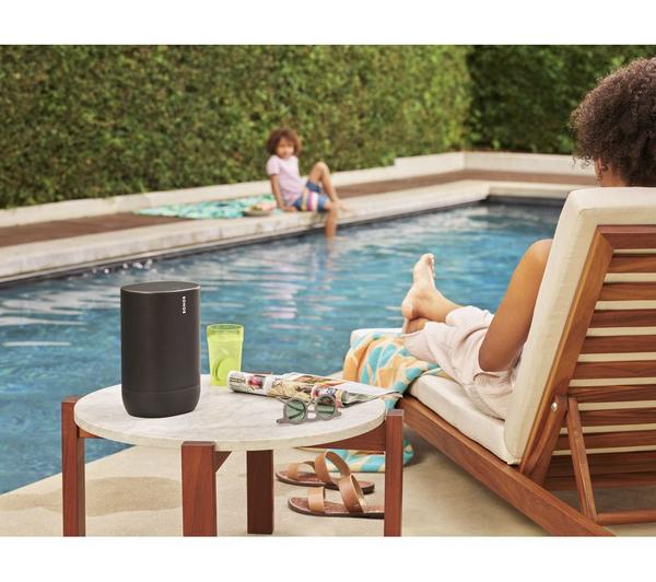 SONOS Move Portable Wireless Multi-room Speaker with Google Assistant & Amazon Alexa - Black image number 10