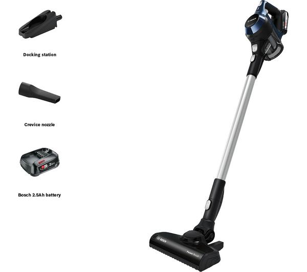 BOSCH Serie 6 Unlimited BBS611GB Cordless Vacuum Cleaner - Blue image number 1