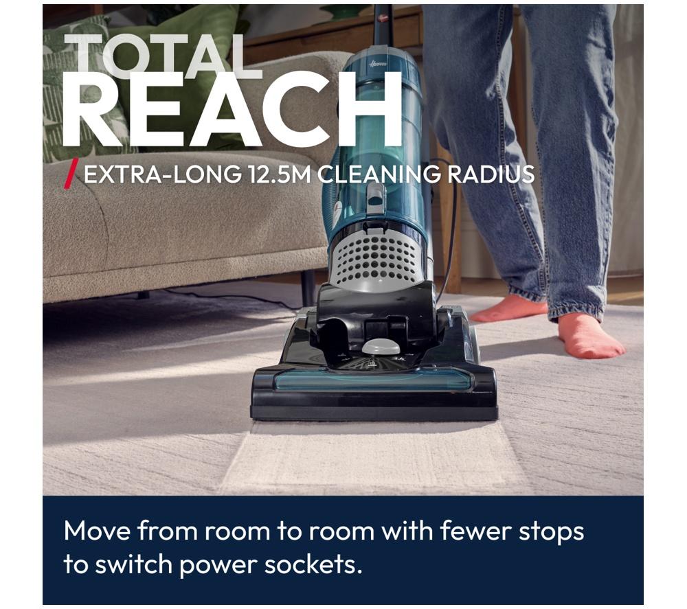 HOOVER Breeze Evo Pets TH31BO02 Upright Bagless Vacuum Cleaner - Black & Turquoise image number 5 of 14