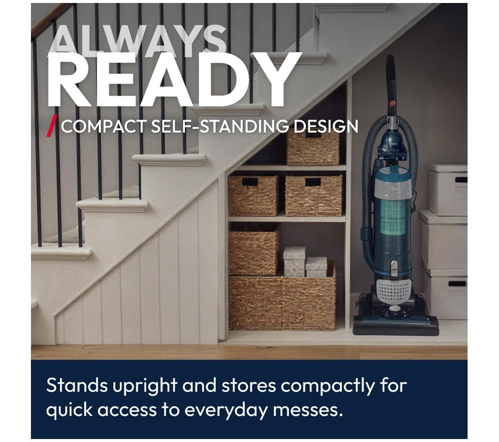 HOOVER Breeze Evo Pets TH31BO02 Upright Bagless Vacuum Cleaner - Black & Turquoise image number 10 of 14
