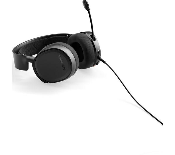 STEELSERIES Arctis 3 Console Edition 7.1 Gaming Headset - Black image number 1