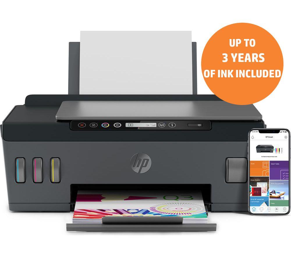 HP Smart Tank Plus 555 All-in-One Wireless Inkjet Printer, Black