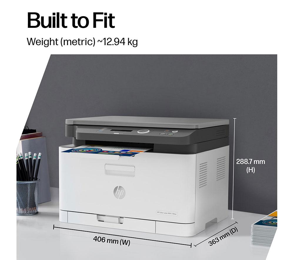 HP MFP 178nw AirPrint All-in-One Wireless Laser Colour Printer image number 8 of 20