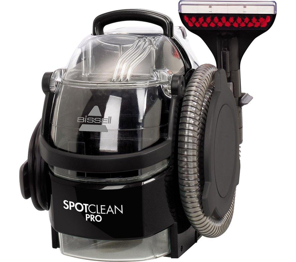 BISSELL SpotClean Pro 1558E Cylinder Carpet Cleaner - Titanium