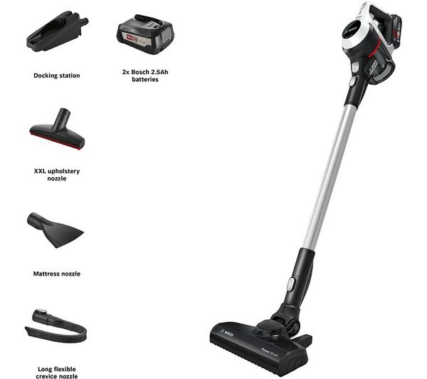 BOSCH Serie 6 Unlimited BCS612GB Cordless Vacuum Cleaner - White image number 1