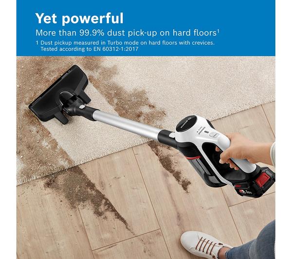 BOSCH Serie 6 Unlimited BCS612GB Cordless Vacuum Cleaner - White image number 4