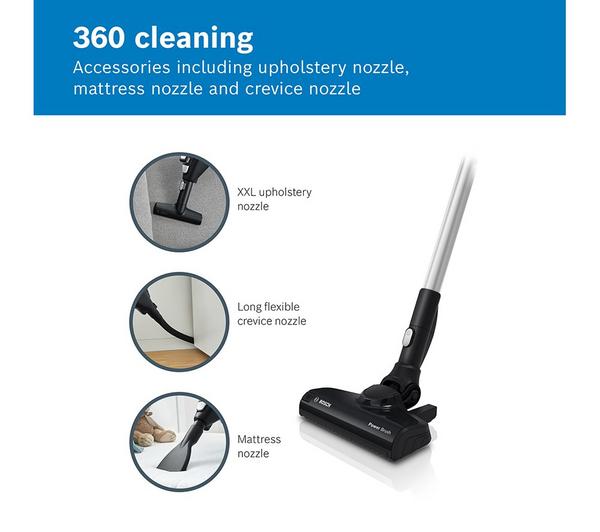 BOSCH Serie 6 Unlimited BCS612GB Cordless Vacuum Cleaner - White image number 8