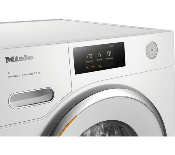 MIELE WWR 860 WiFi-enabled 9 kg 1600 Spin Washing Machine - White image number 2