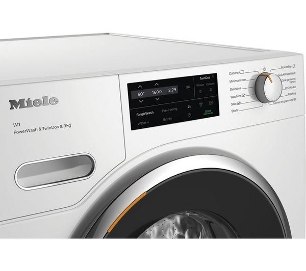 MIELE W1 PowerWash & TwinDos WWI 860 WiFi-enabled 9 kg 1600 Spin Washing Machine - White image number 2
