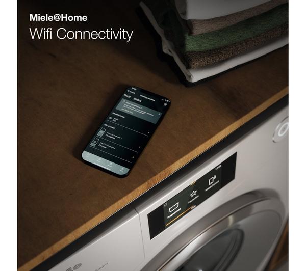 MIELE W1 PowerWash & TwinDos WWI 860 WiFi-enabled 9 kg 1600 Spin Washing Machine - White image number 9
