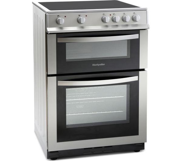 MONTPELLIER MDC600FS 60 cm Electric Ceramic Cooker - Silver image number 0