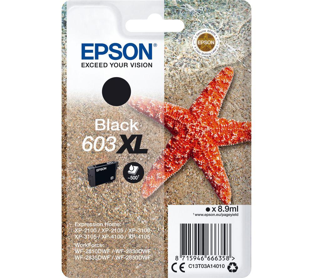 Epson 603XL Black Starfish High Yield Genuine, Ink Cartridge