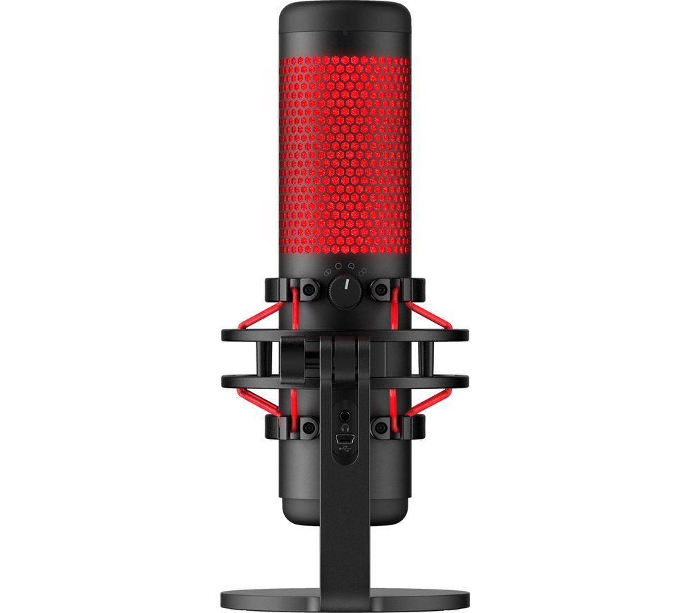 HYPERX HX-MICQC-BK Quadcast Gaming Microphone - Black
