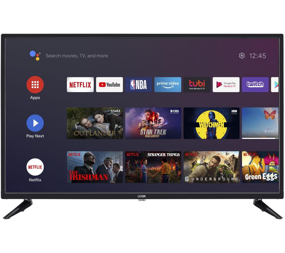 Buy LOGIK L32AHE19 Android TV 32" Smart HD Ready LED TV with Google Assistant Currys