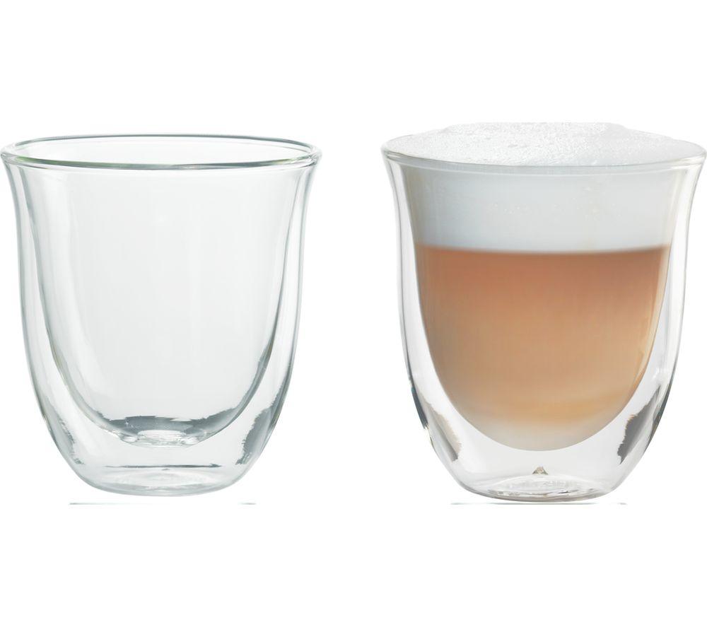 DELONGHI Creamy Collection DLKC301 Double Wall Cappuccino Glasses - Pack of 6 image number 2 of 3