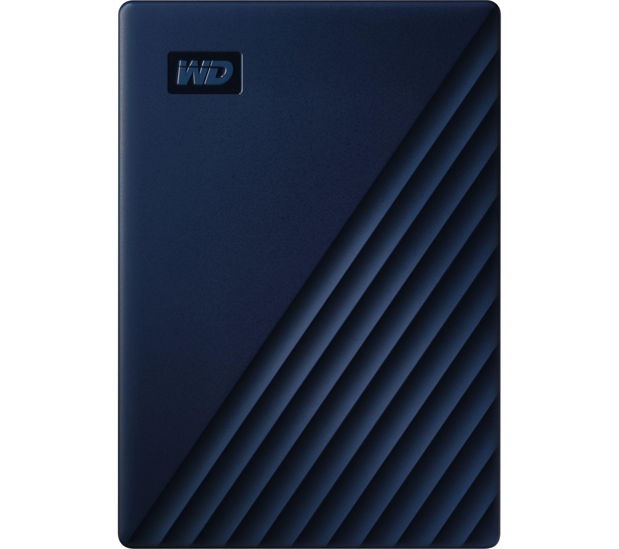 WD My Passport for Mac Portable Hard Drive - 2 TB, Midnight Blue