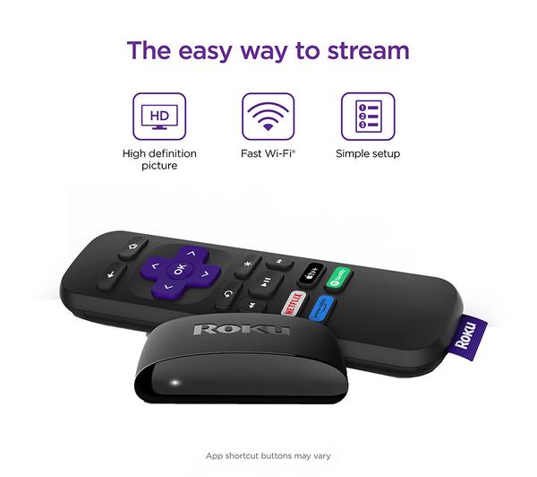 ROKU Express HD Streaming Media Player image number 1
