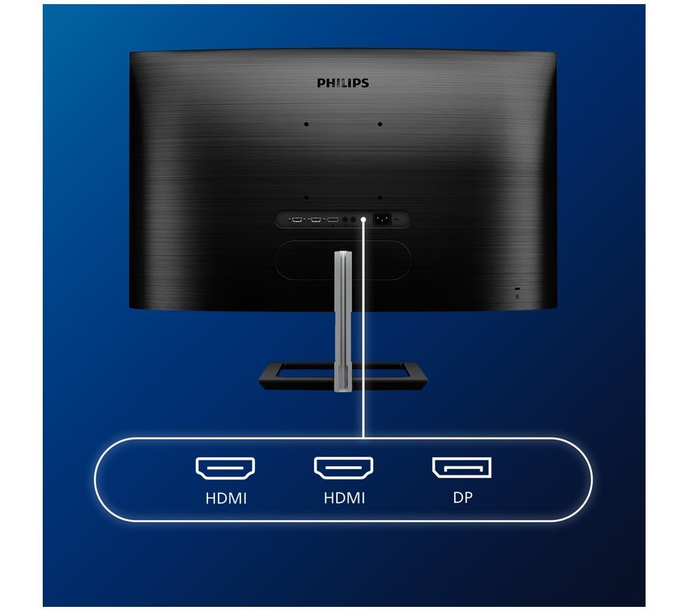 PHILIPS 328E1CA 4K Ultra HD 31.5" Curved LED Monitor - Black image number 6 of 9