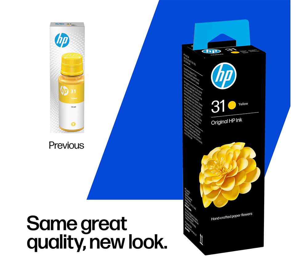 HP 31 Original Yellow Ink Bottle image number 2 of 10