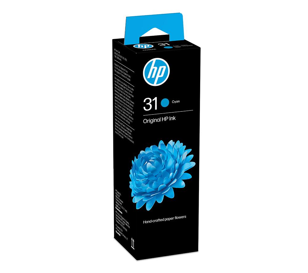 Hp 31 Original Cyan Ink Bottle, Cyan