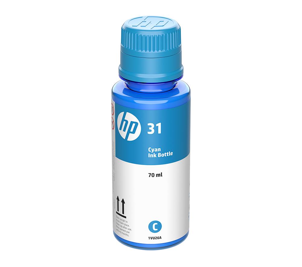 HP 31 Original Cyan Ink Bottle image number 10 of 10
