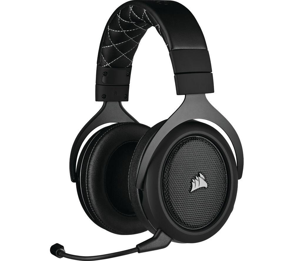 Image of CORSAIR HS70 PRO Wireless 7.1 Gaming Headset - Black, Black