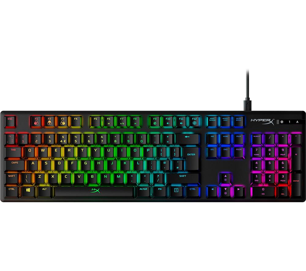 HYPERX Alloy Origins RGB Mechanical Gaming Keyboard, Black