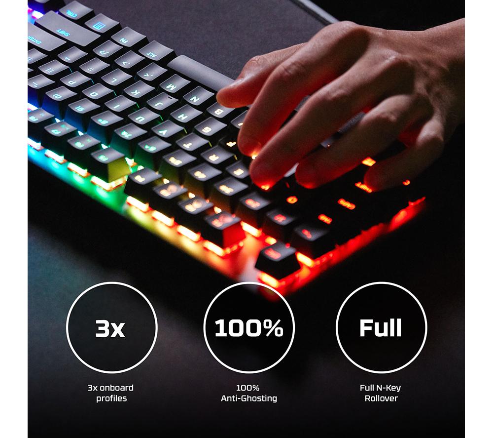 Mini clavier gamer alloy origins pbt noir Hyper