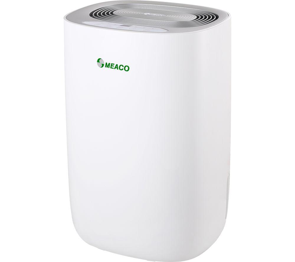 MEACO MEACODry ABC10L 10L Portable Dehumidifier - Silver & White