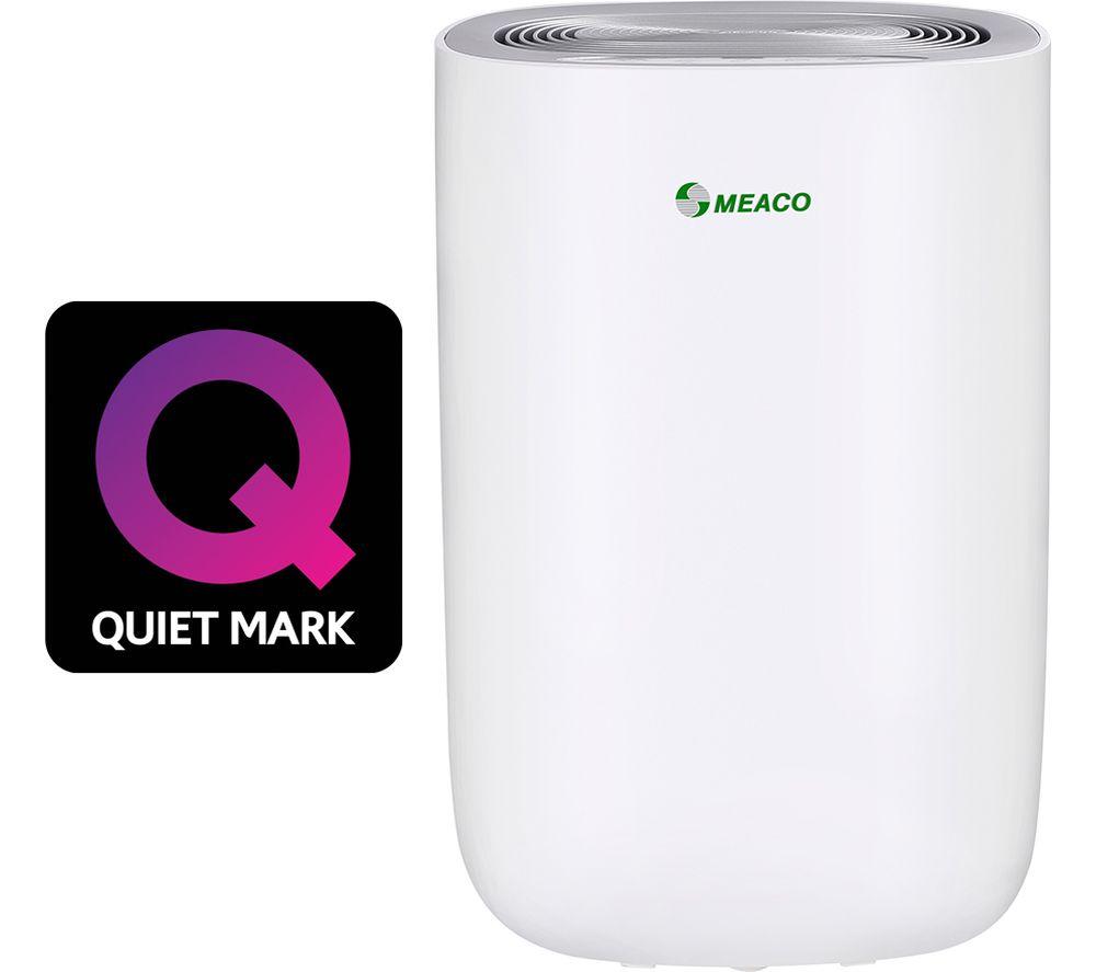 MEACO MeacoDry ABC10L 10L Portable Dehumidifier - Silver & White image number 6 of 8
