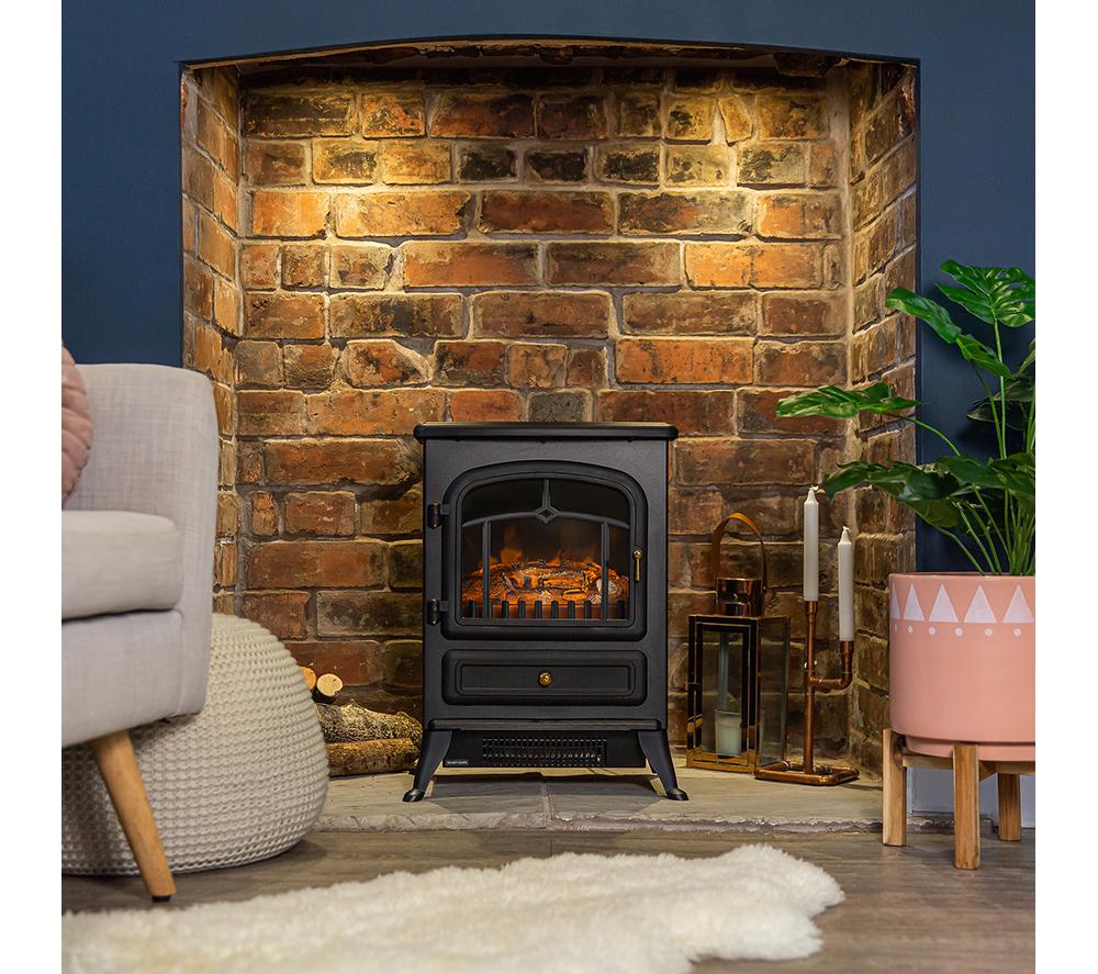 RUSSELL HOBBS RHEFSTV1002B Electric Fire Stove - Black image number 10 of 11