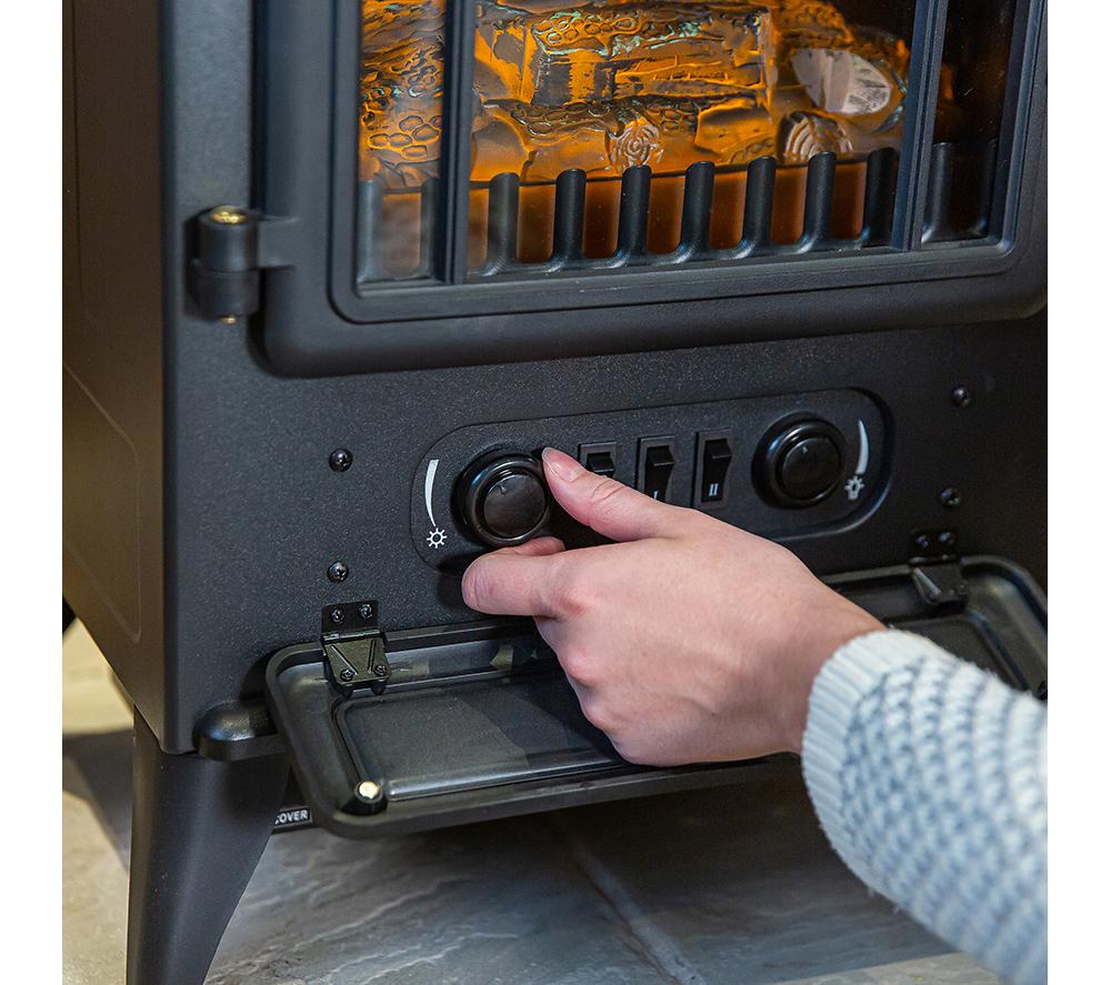 RUSSELL HOBBS RHEFSTV1002B Electric Fire Stove - Black image number 11 of 11