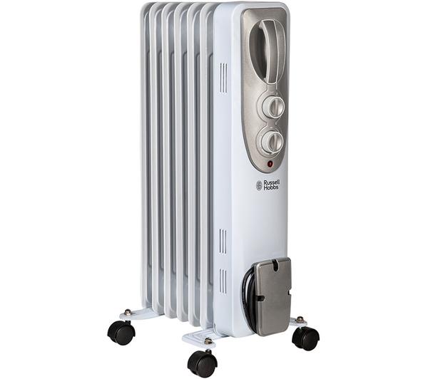RUSSELL HOBBS RHOFR5001 Portable Oil-Filled Radiator - White image number 1