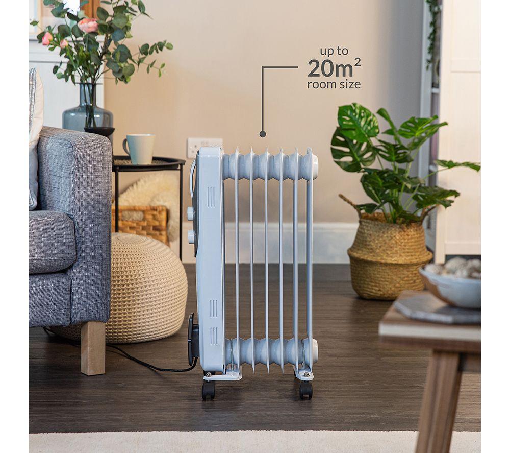RUSSELL HOBBS RHOFR5001 Portable Oil-Filled Radiator - White image number 7 of 7