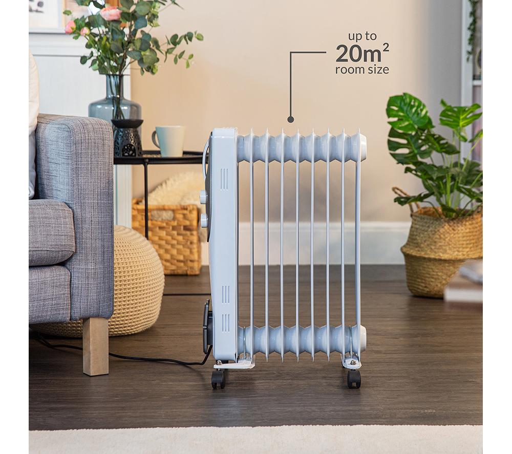 RUSSELL HOBBS RHOFR5002 Portable Oil-Filled Radiator - White image number 7 of 7
