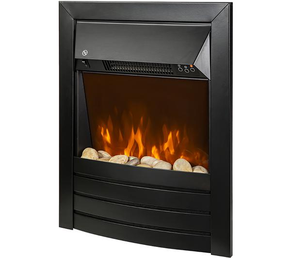 ZANUSSI ZEFIST1003B Wall Mounted Electric Fireplace - Black image number 1