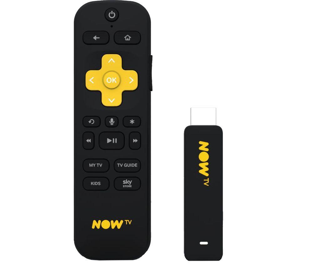 NOW TV Smart Stick with 1 Month Sky Sports Pass & 1 Month Sports Extra Pass