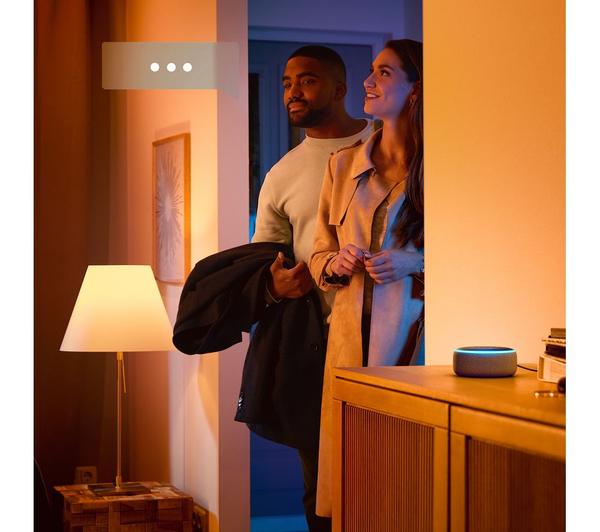 PHILIPS HUE White Ambiance Bluetooth LED Bulb - Twin Pack, B22 image number 2