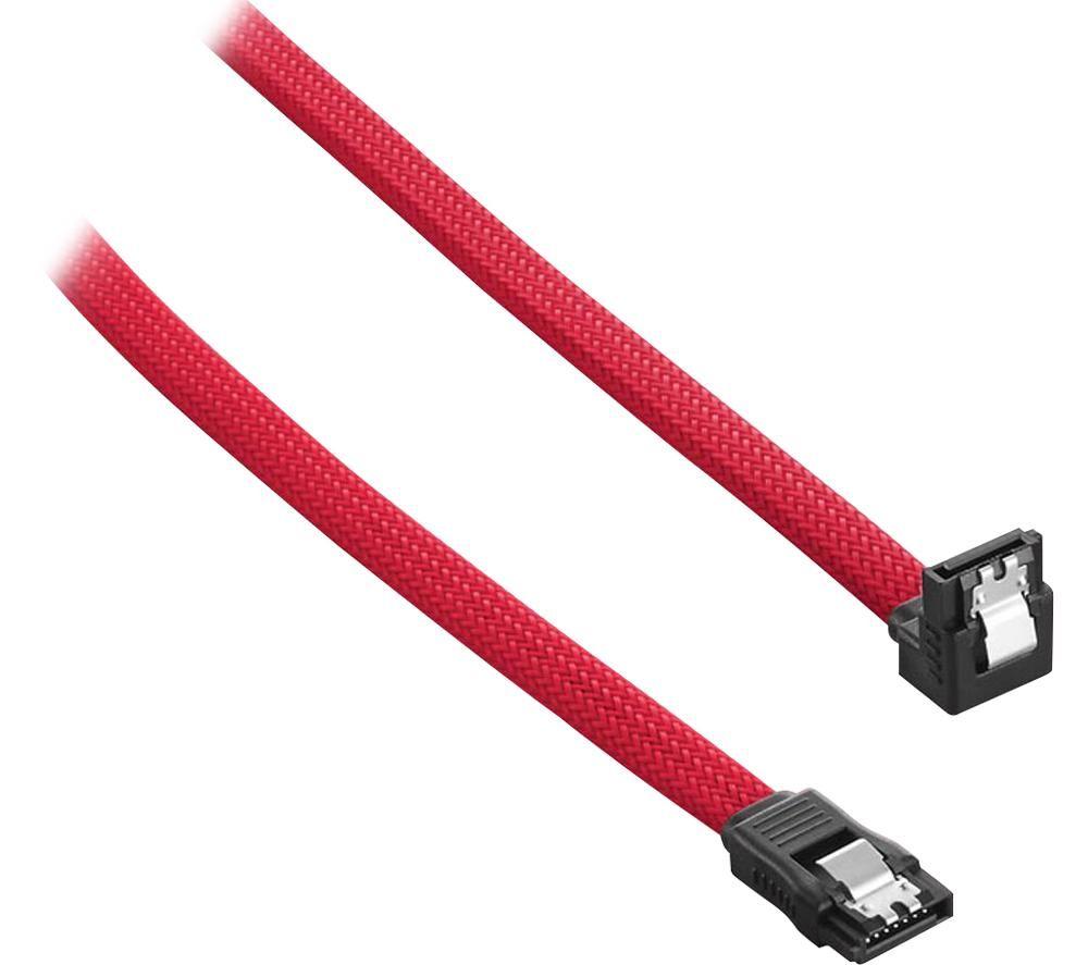 CABLEMOD ModMesh 60 cm Right Angle SATA 3 Cable - Red